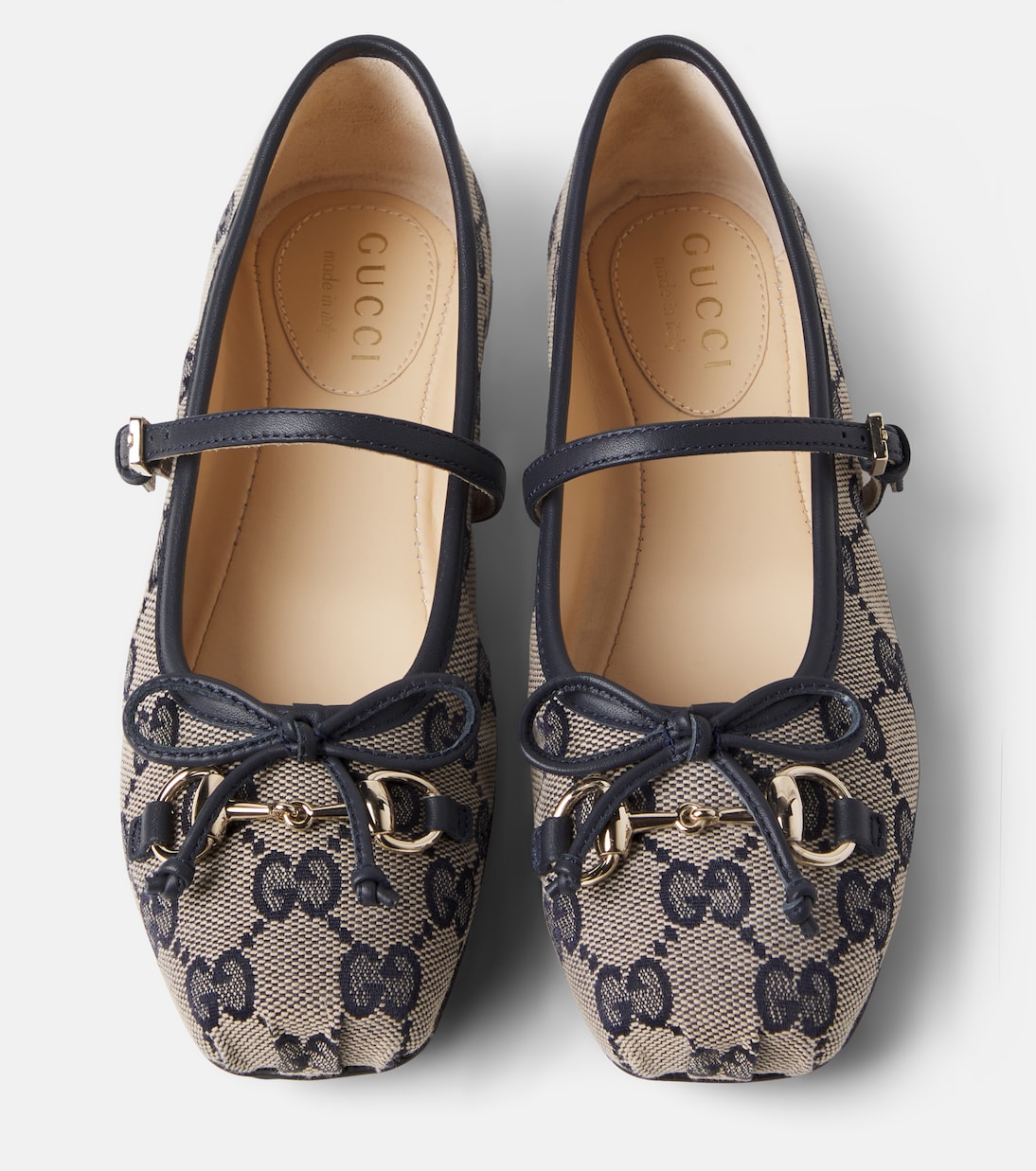 Ballerinas Horsebit GG aus Canvas | Gucci Kids