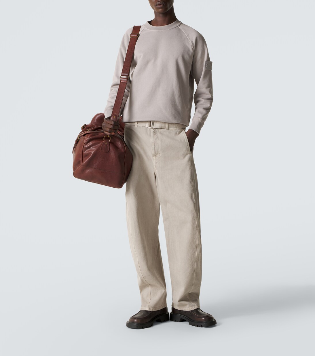 Compass cotton jersey sweatshirt | Stone Island