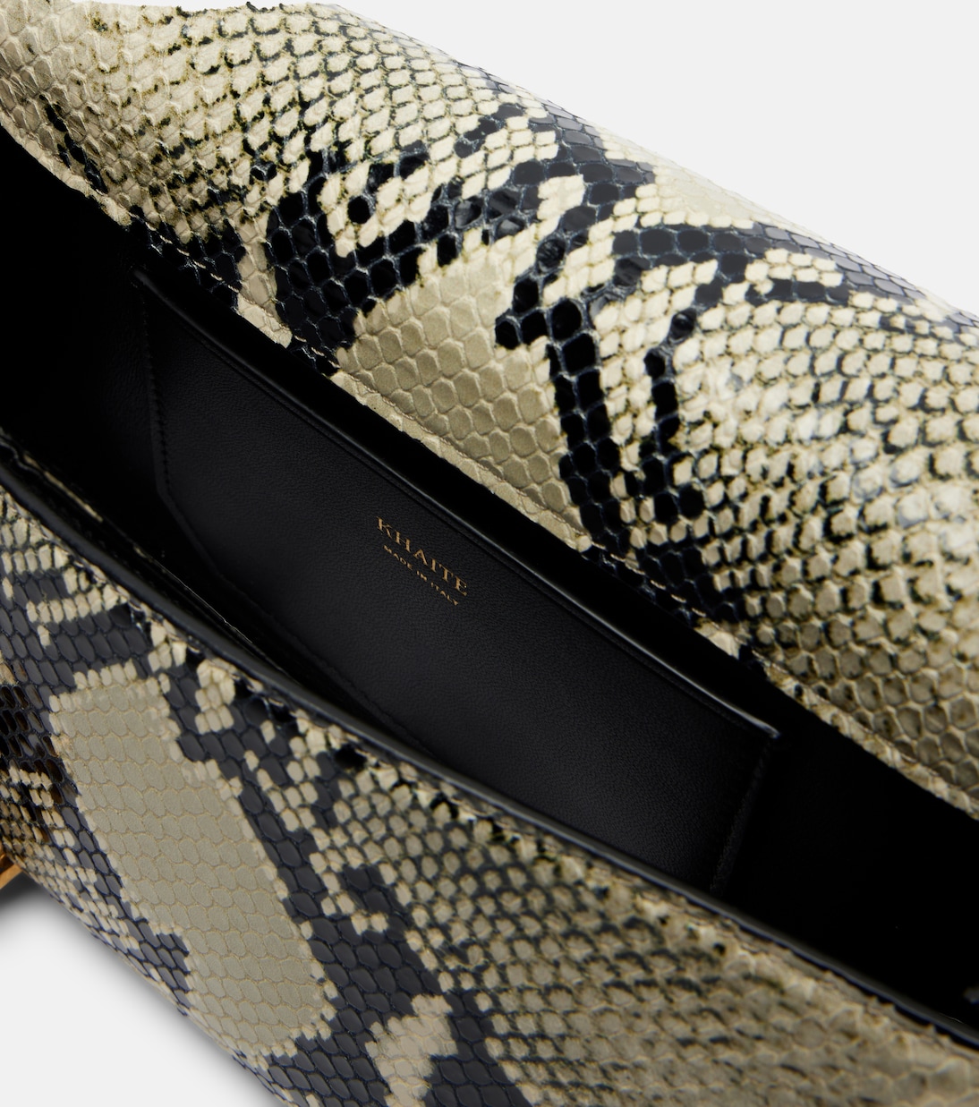 Clutch Sculpted Hand de piel grabada | Khaite