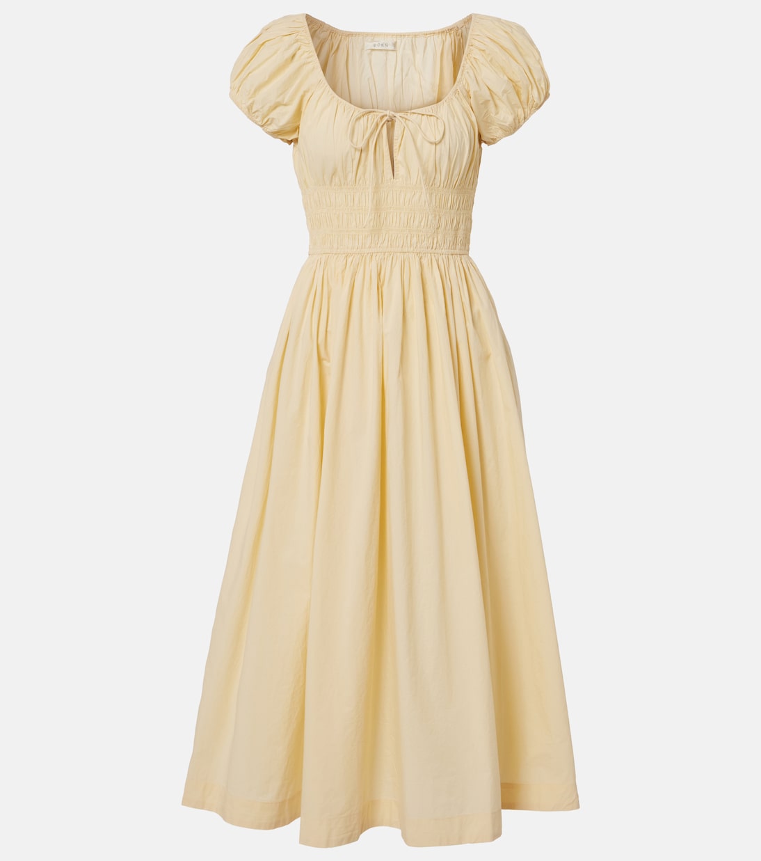 Quinn cotton poplin midi dress | Dôen