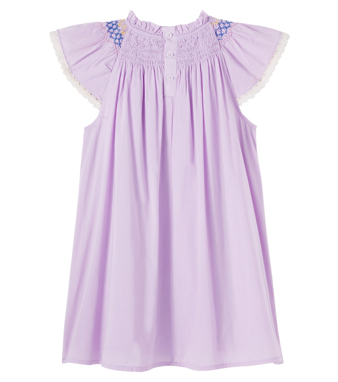 Besticktes Kleid Edith aus Baumwolle | Louise Misha