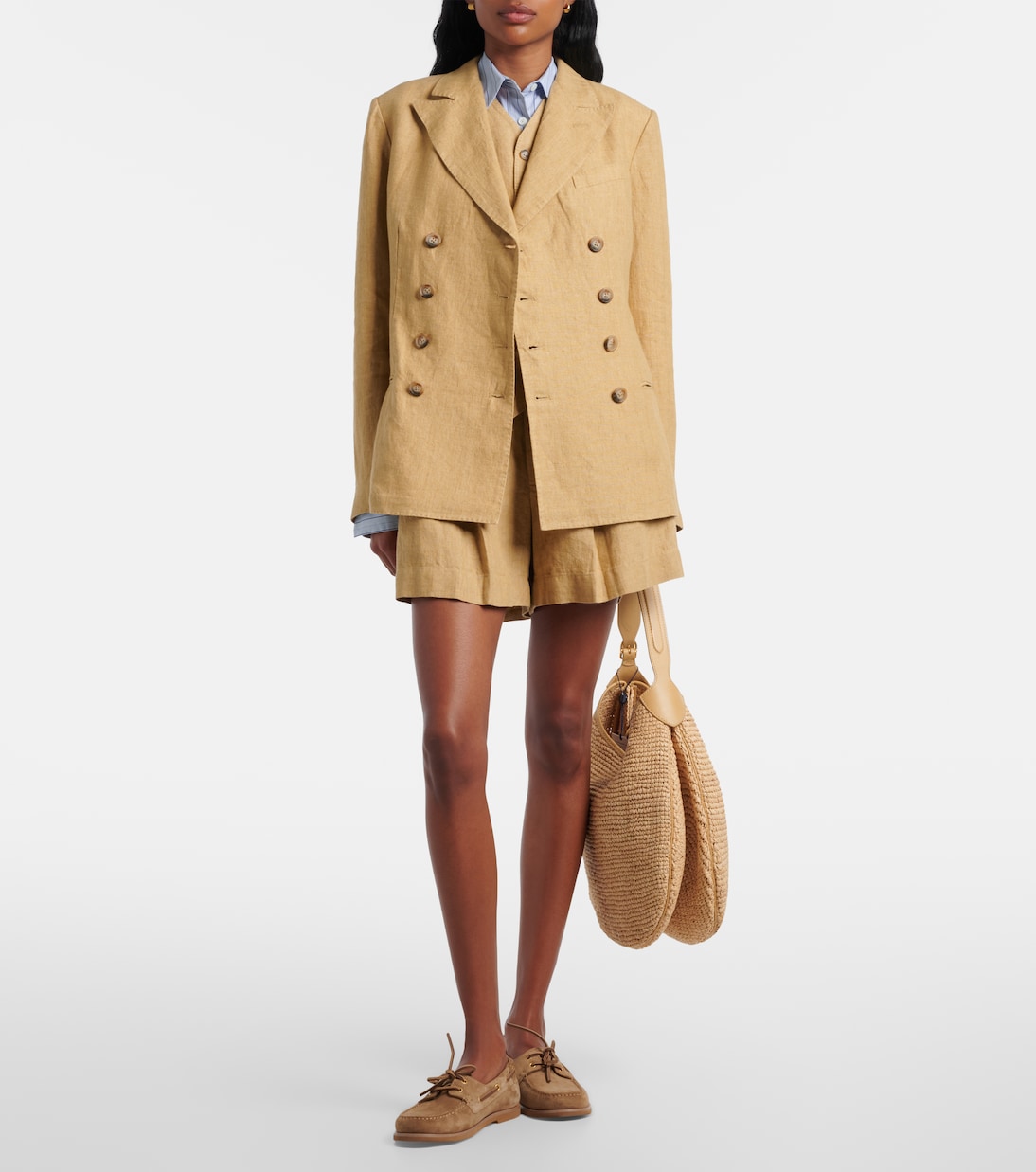 Blazer cruzado de lino | Polo Ralph Lauren