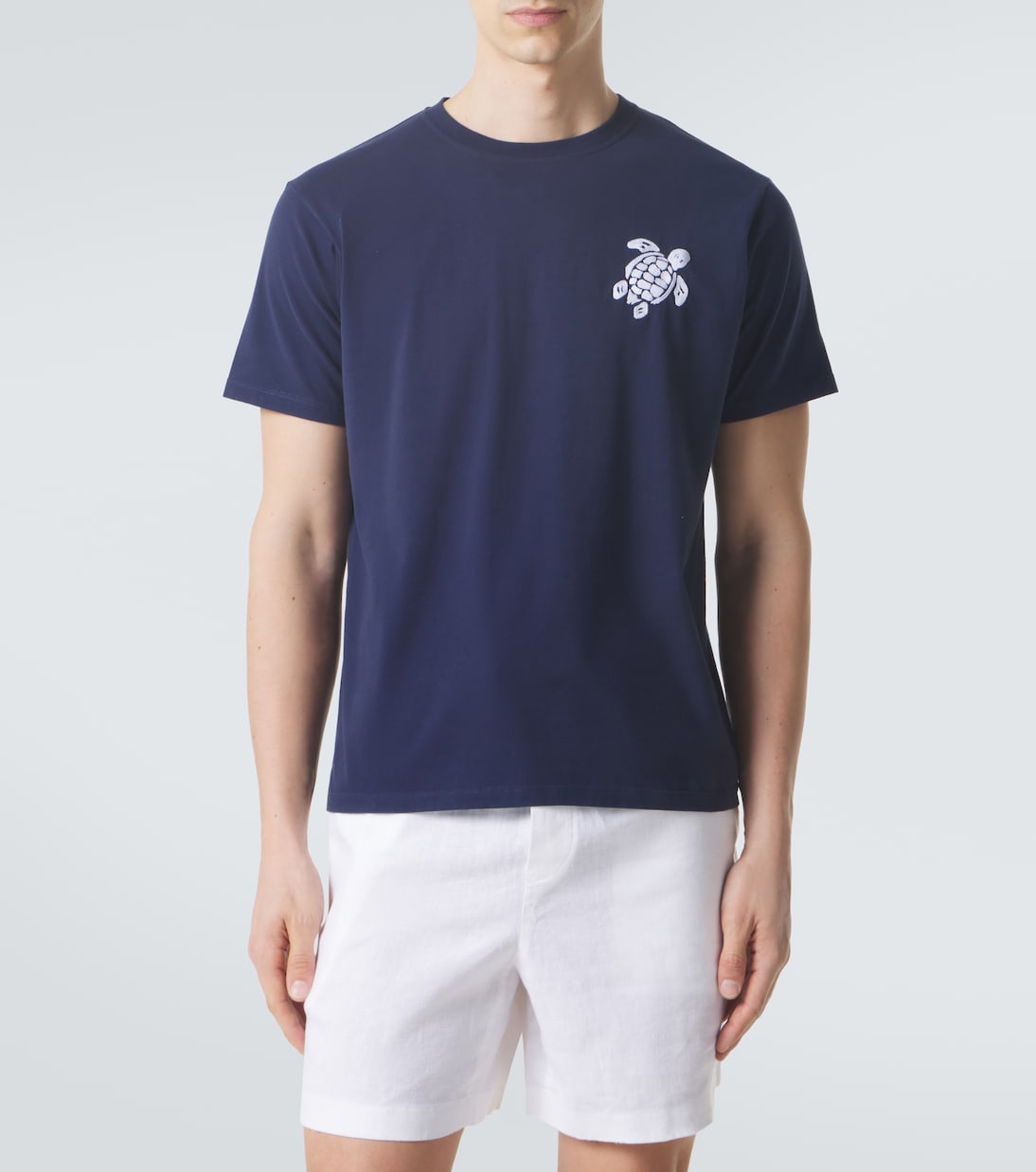 T-shirt in jersey di cotone con ricamo | Vilebrequin