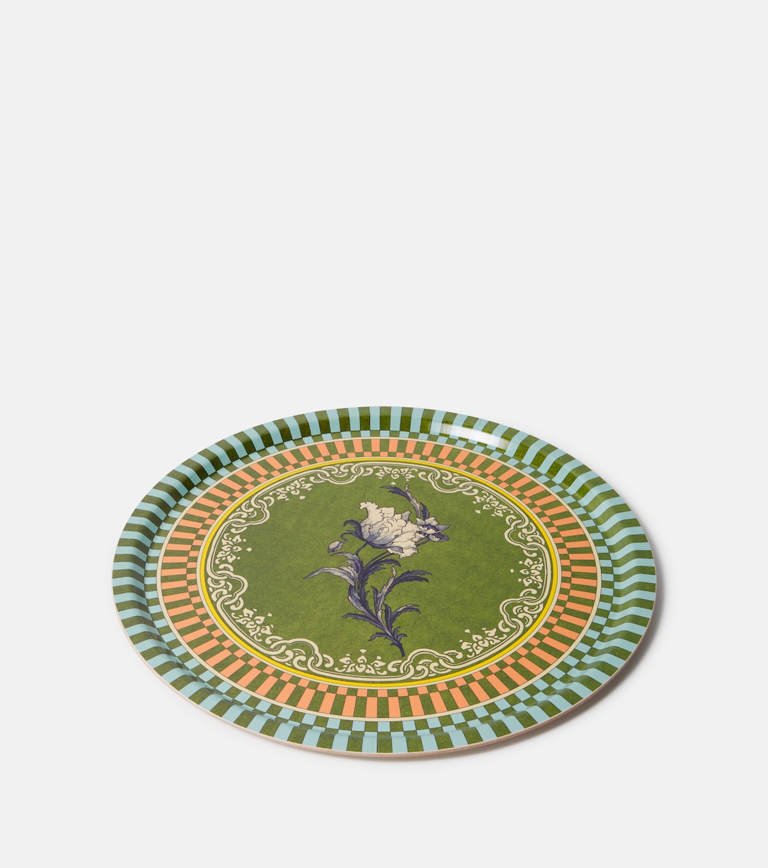 Nymph Bloom floral birch tray | La DoubleJ