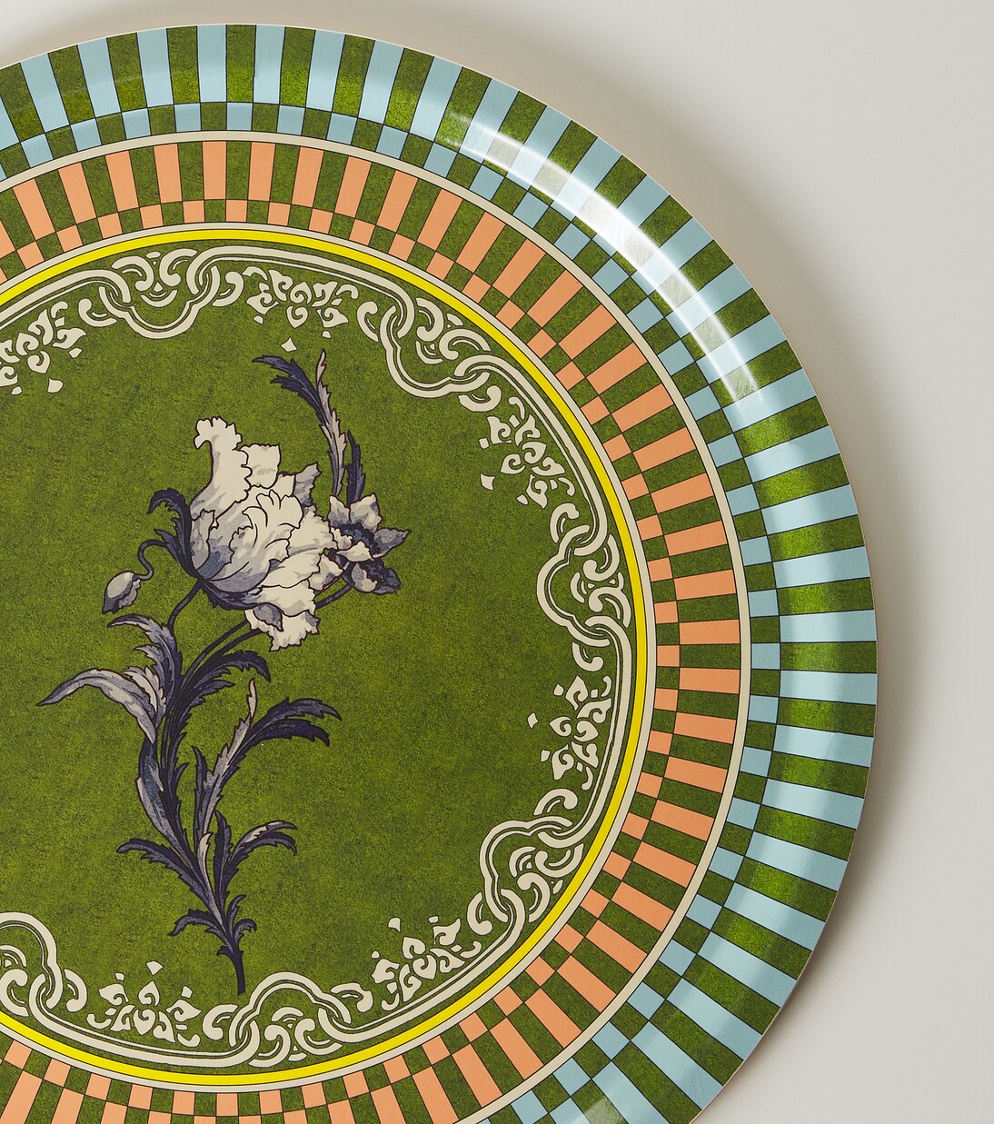 Nymph Bloom floral birch tray | La DoubleJ