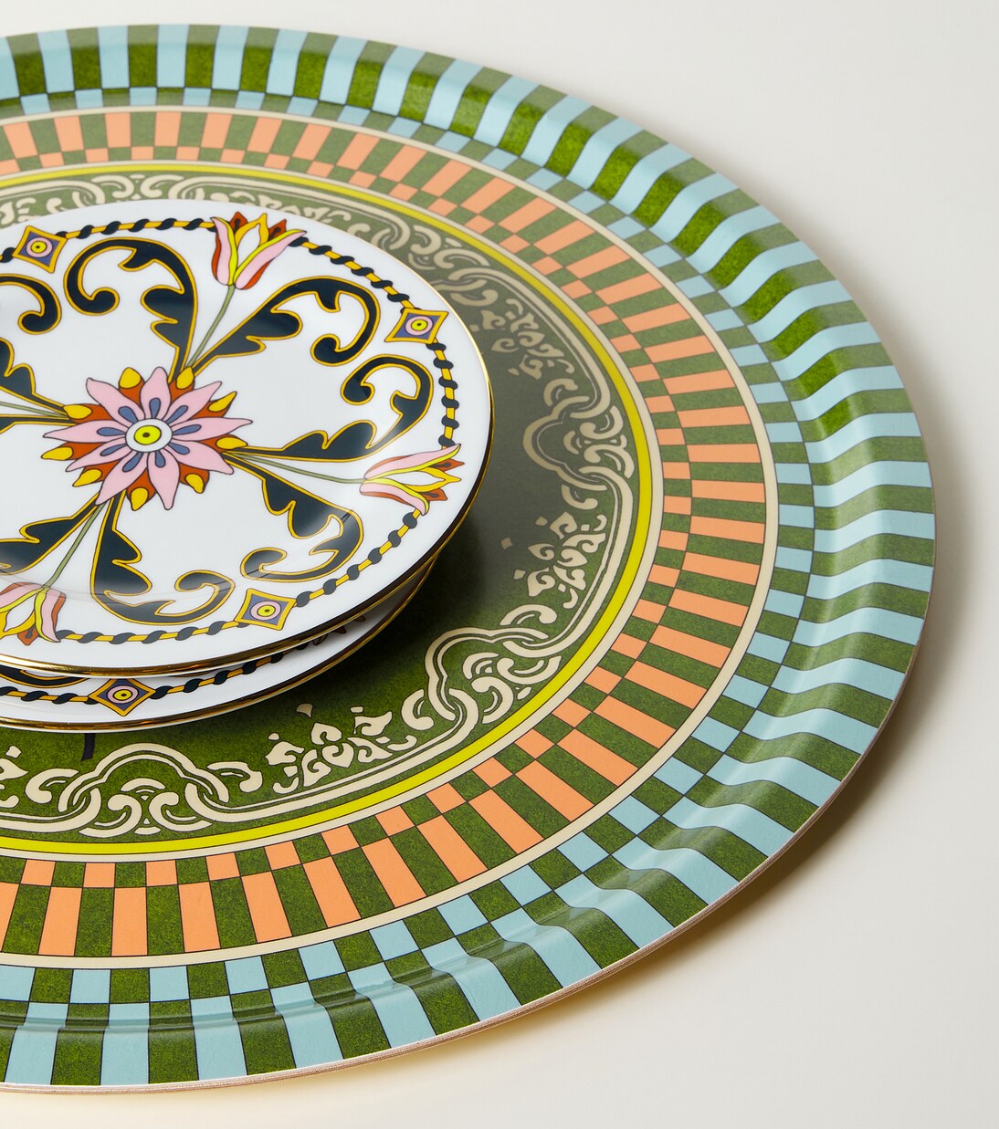 Nymph Bloom floral birch tray | La DoubleJ