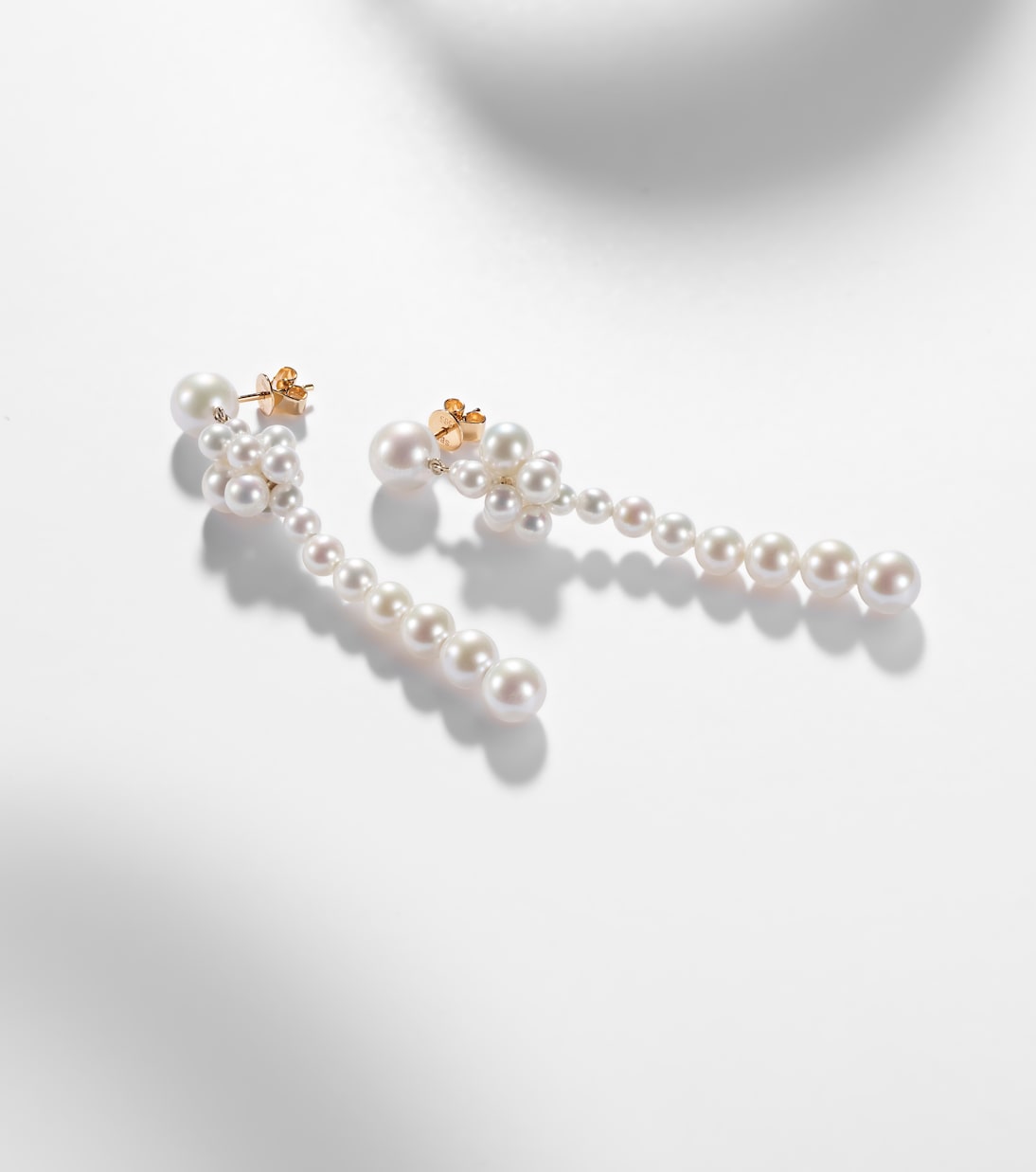 Colonna Botticelli 14kt gold drop earrings with pearls | Sophie Bille Brahe
