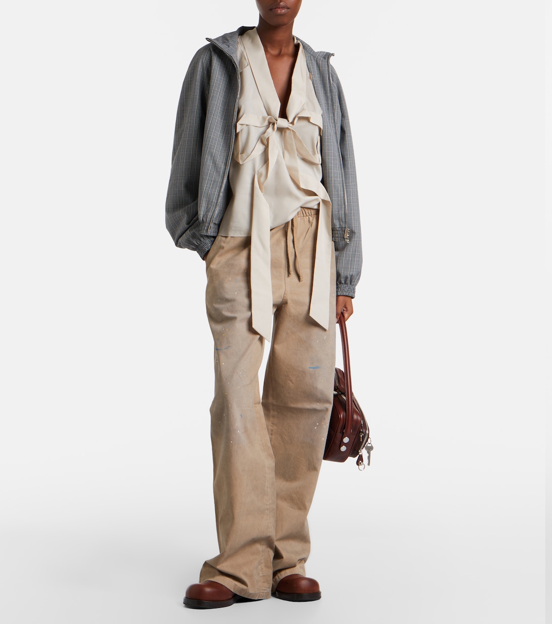 Weite Hose aus Baumwoll-Twill | Acne Studios