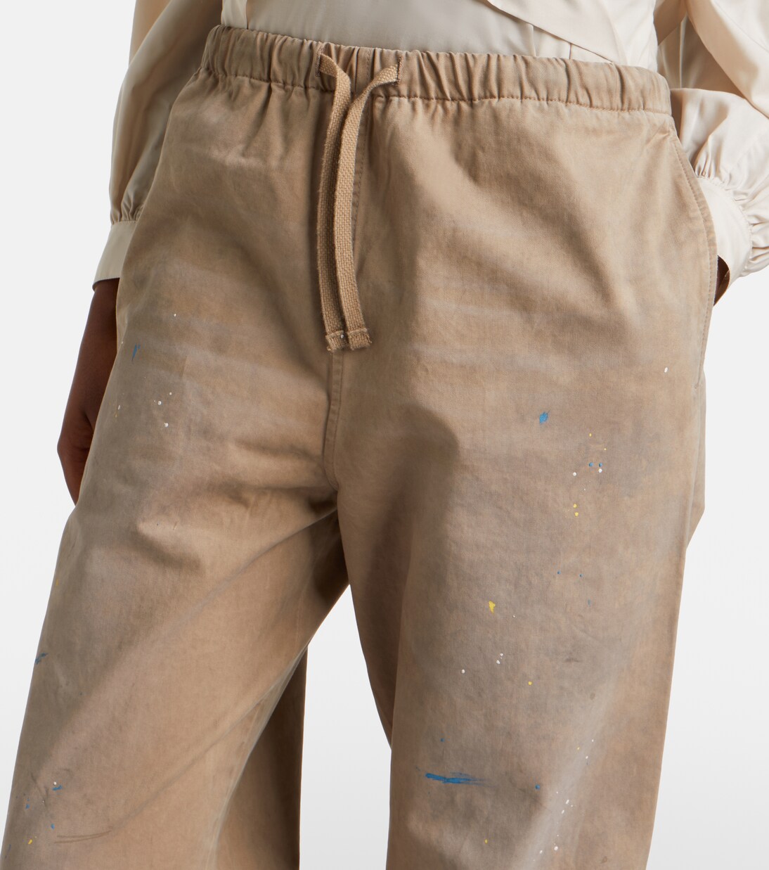 Weite Hose aus Baumwoll-Twill | Acne Studios
