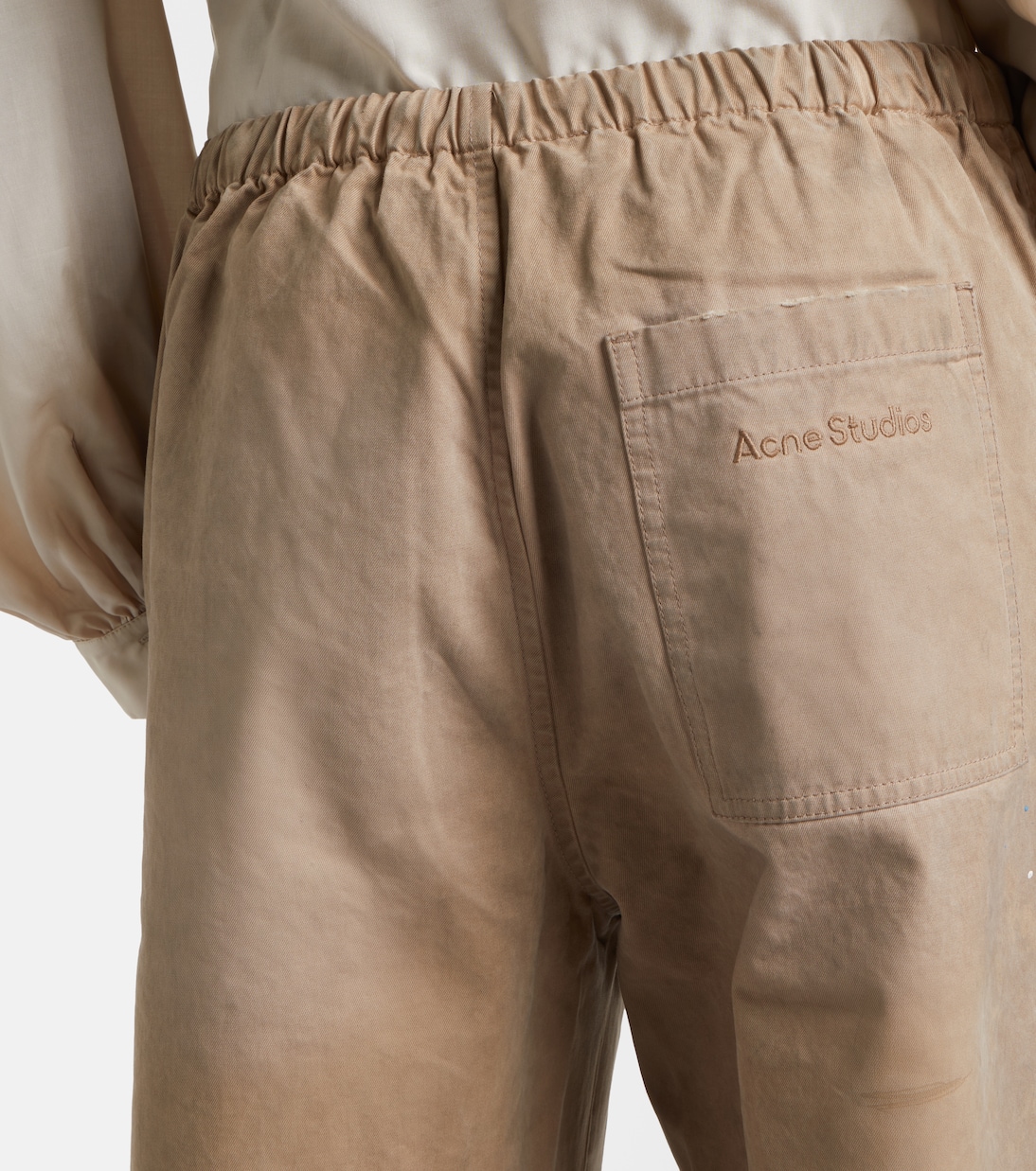 Weite Hose aus Baumwoll-Twill | Acne Studios