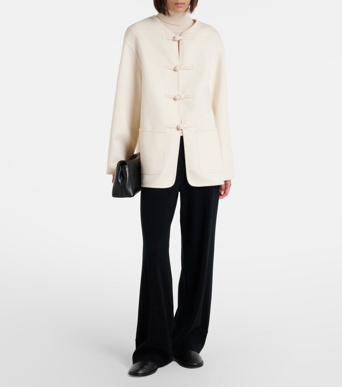 Wool and cashmere wide-leg pants | Jardin des Orangers