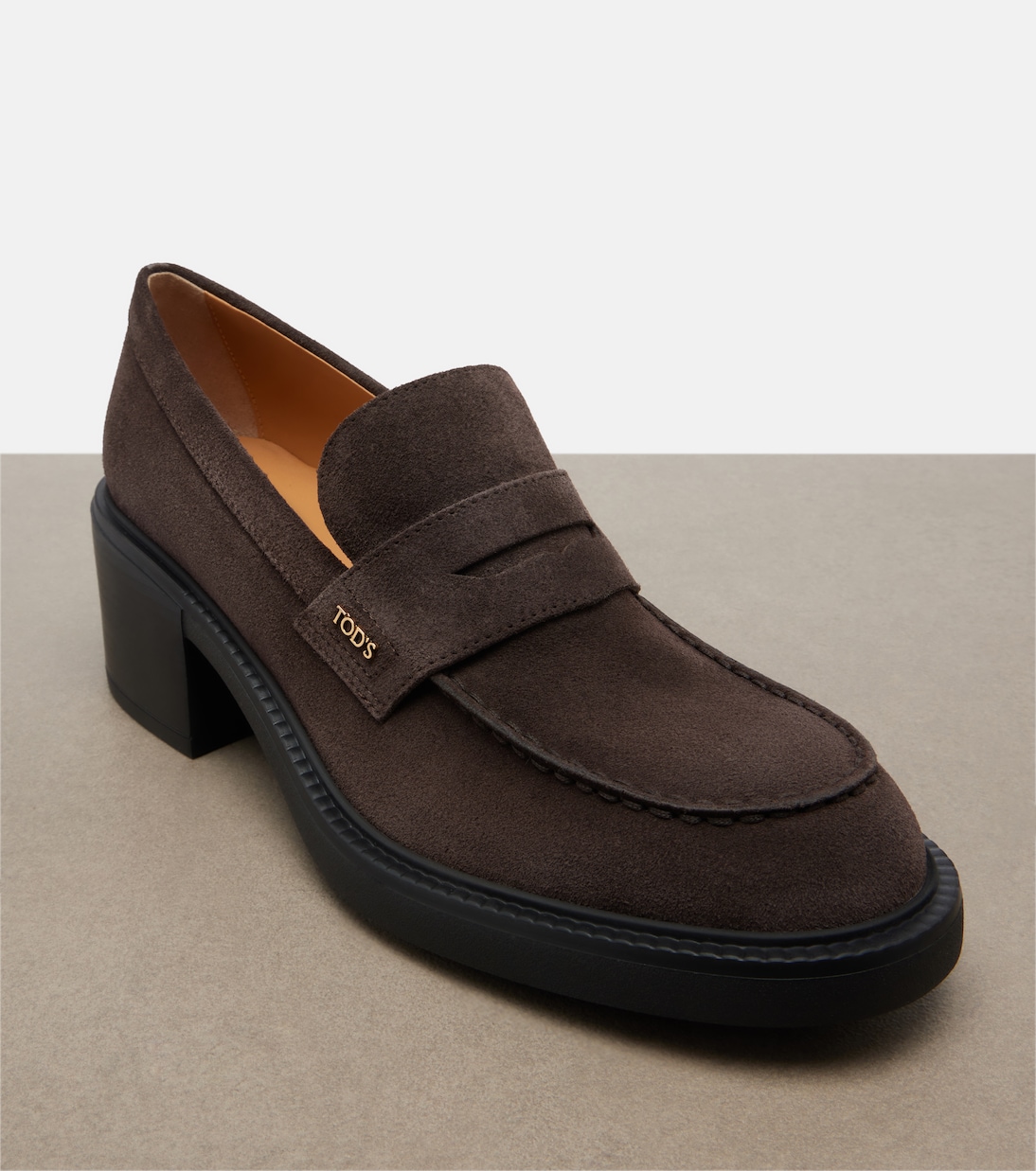 Loafer-Pumps aus Veloursleder | Tod's