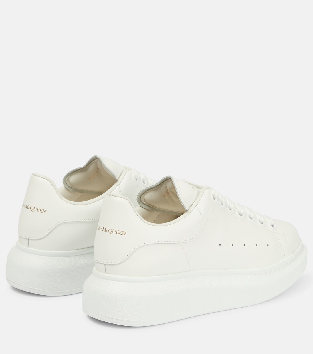 Oversized leather sneakers | McQueen