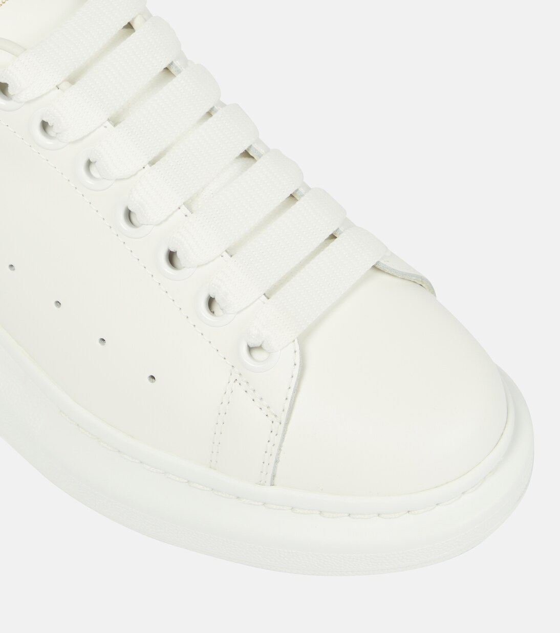 Oversized leather sneakers | McQueen