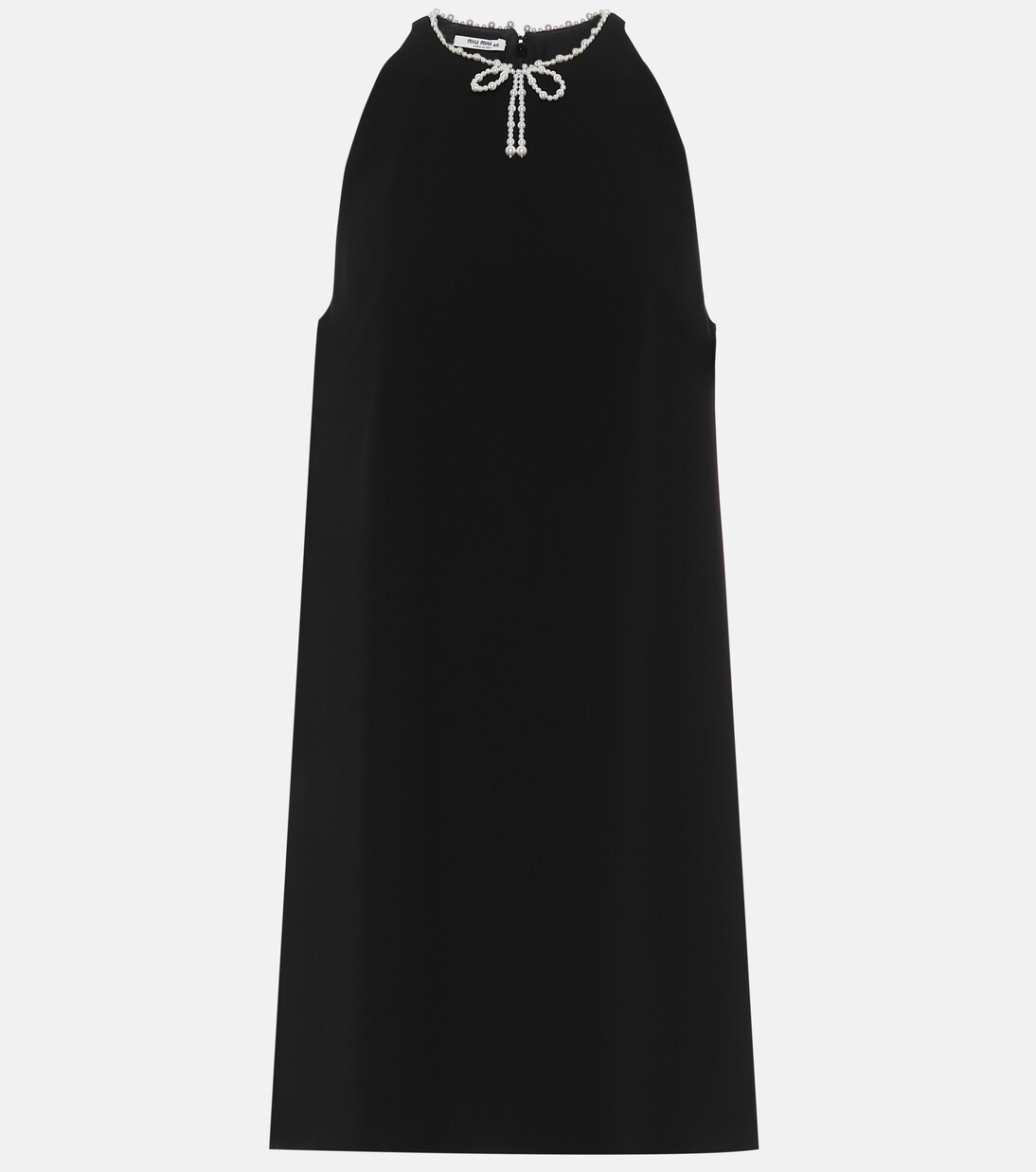 Vestido corto de cady | Miu Miu