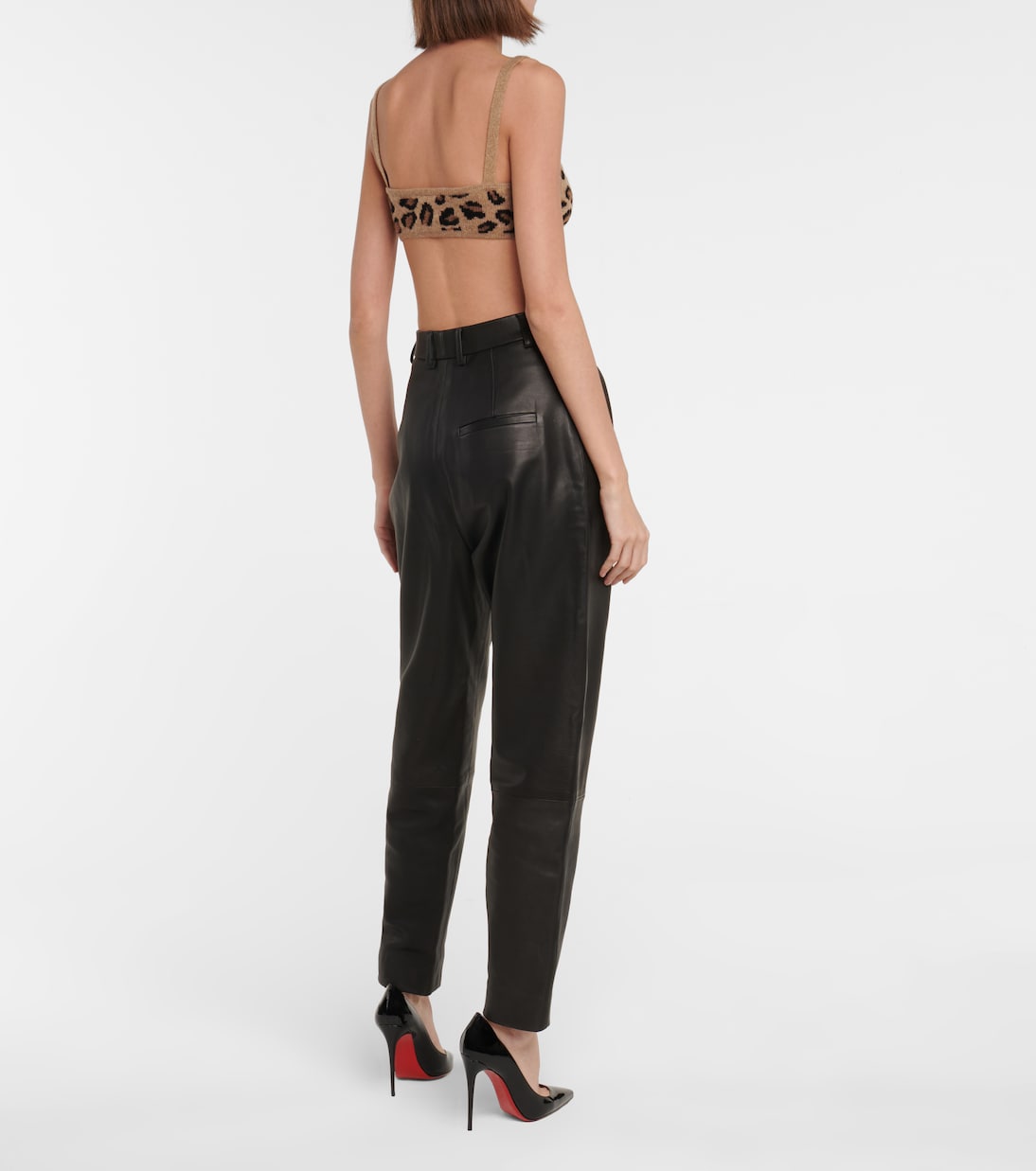 Bralette Eda de cachemir estampado | Khaite