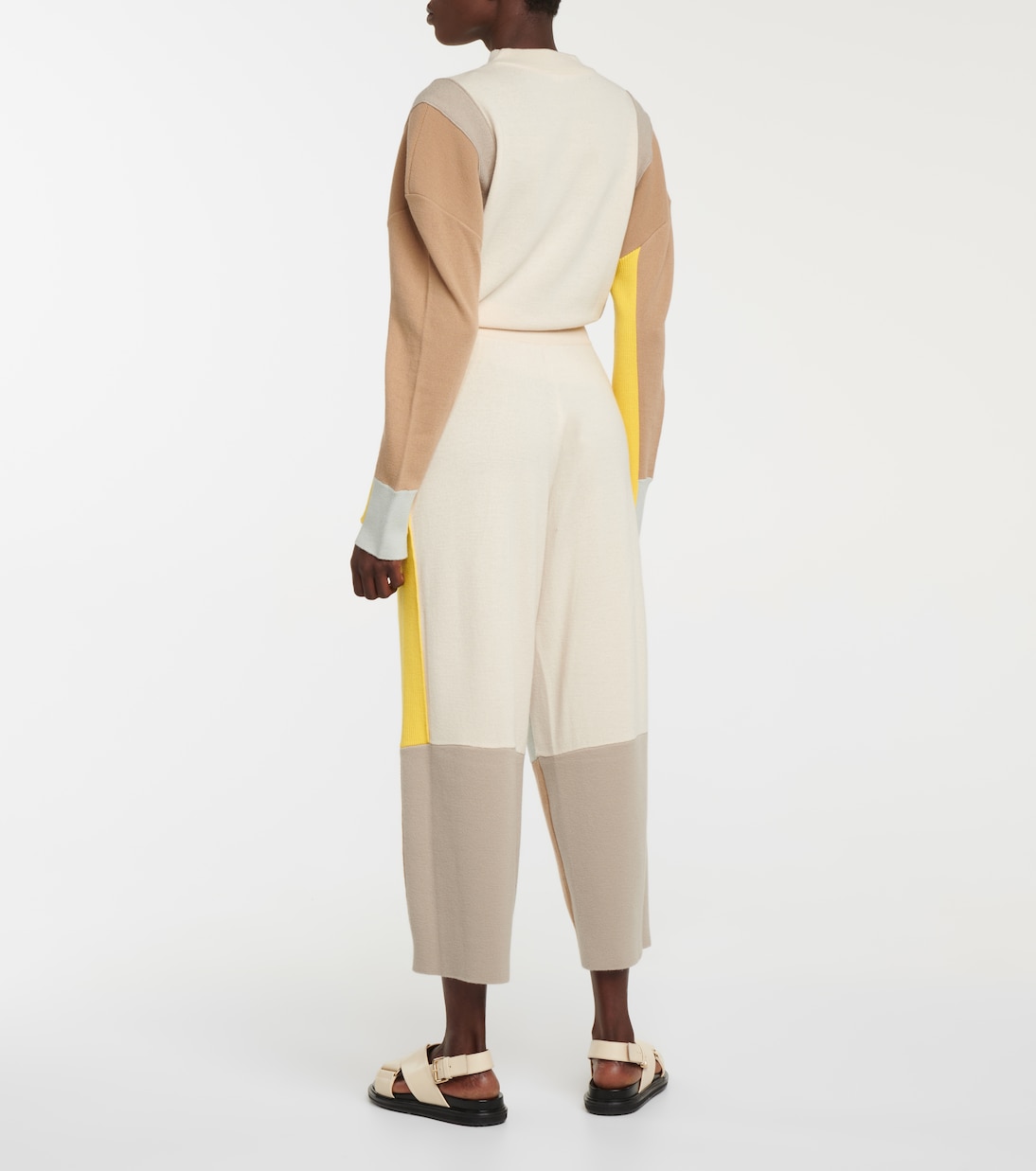 Hose aus Wollstrick | Stella McCartney