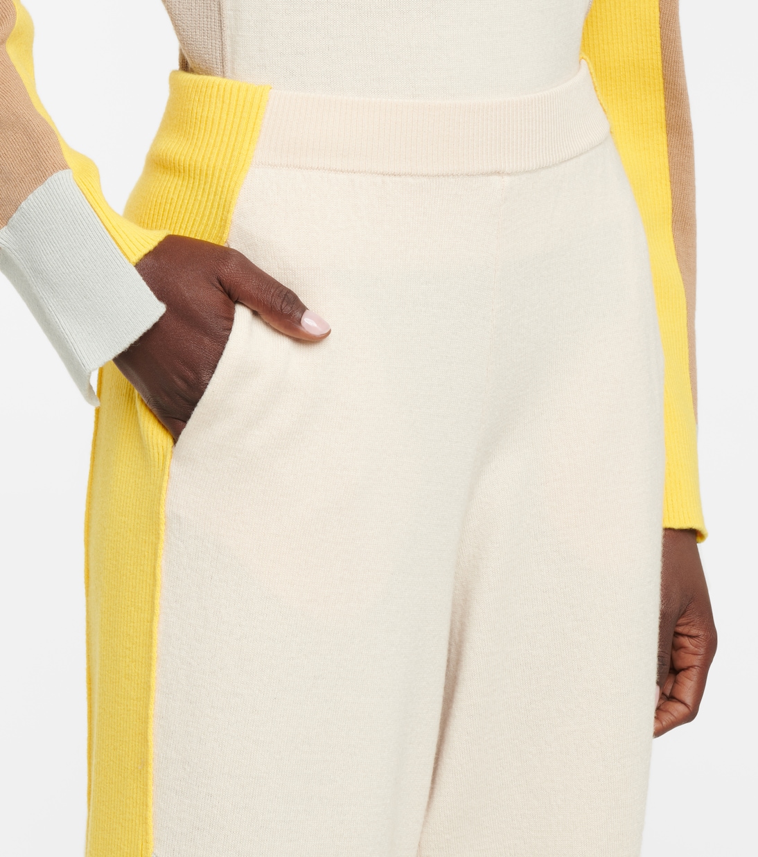 Hose aus Wollstrick | Stella McCartney