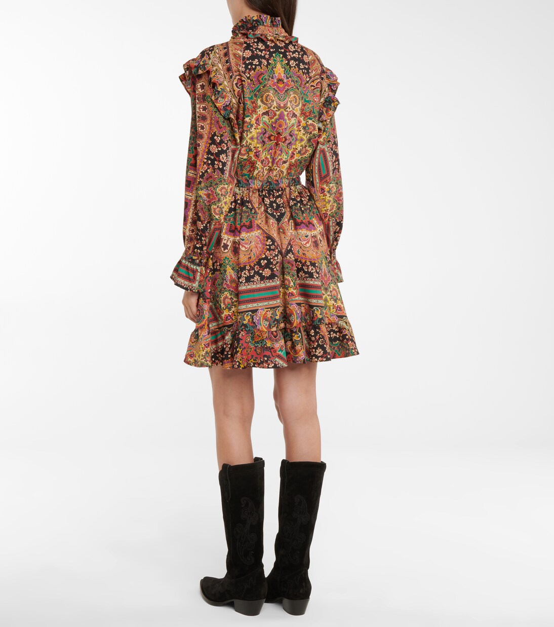 Robe en laine et soie à motif cachemire | Etro