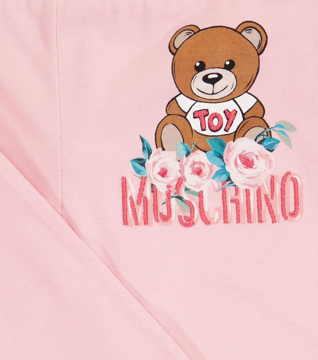 Baby Teddy stretch-cotton leggings | Moschino Kids