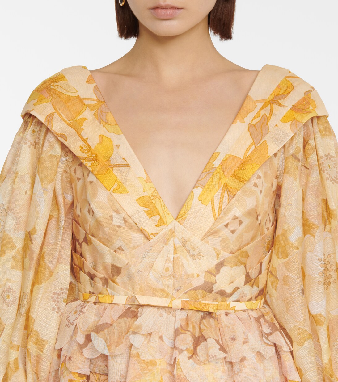 Robe Tempo en lin et soie | Zimmermann