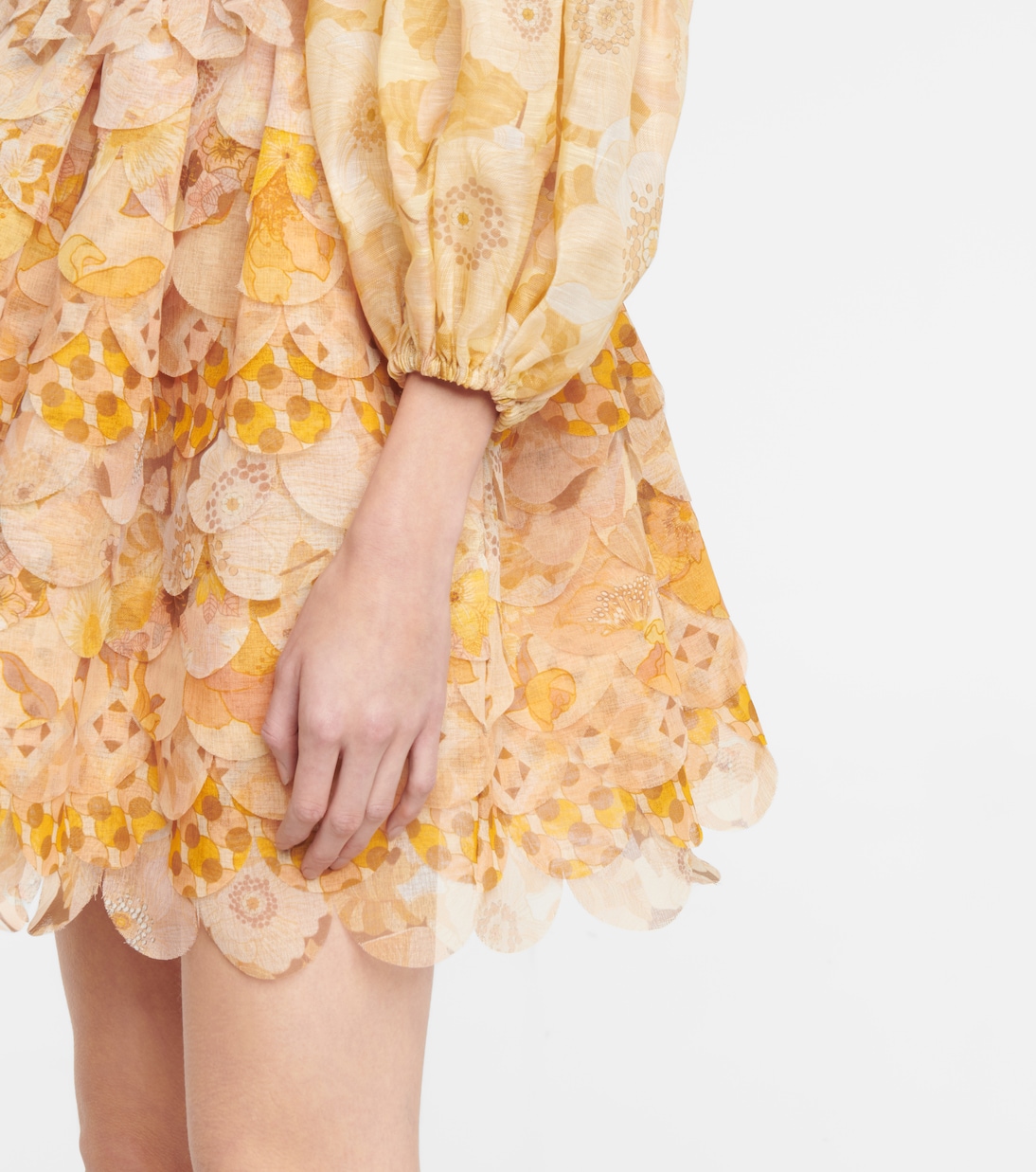 Robe Tempo en lin et soie | Zimmermann