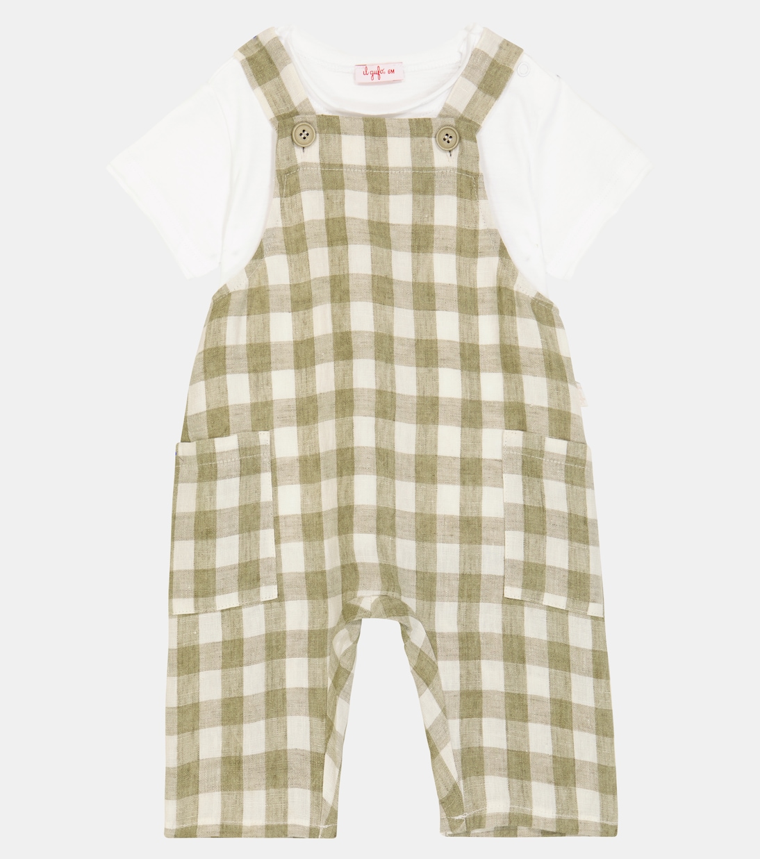 Bebé - set de peto y camiseta | Il Gufo