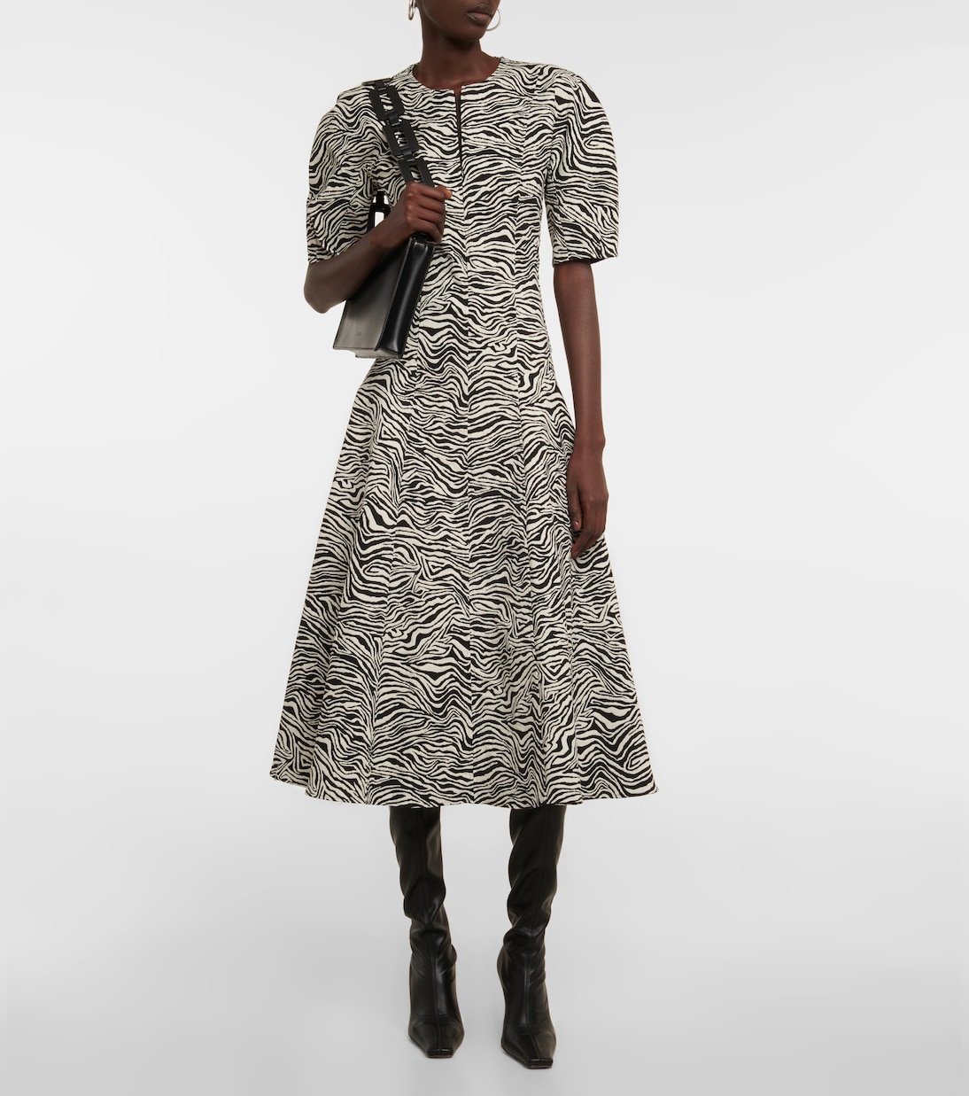 Robe midi en jacquard | Proenza Schouler