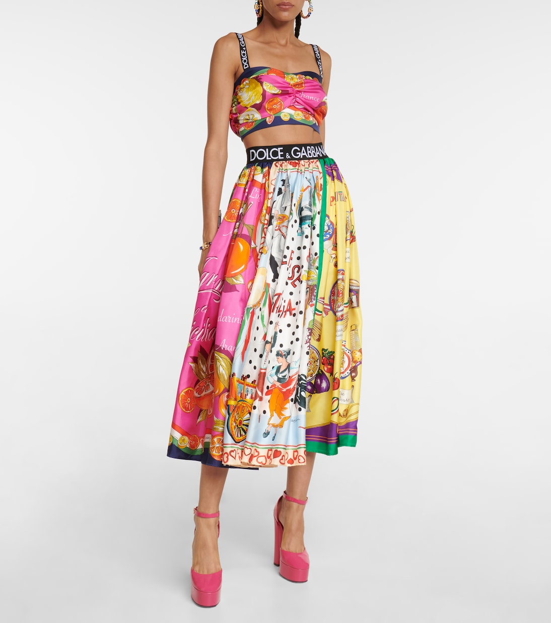 Plateausandalen aus Leder | Dolce&Gabbana