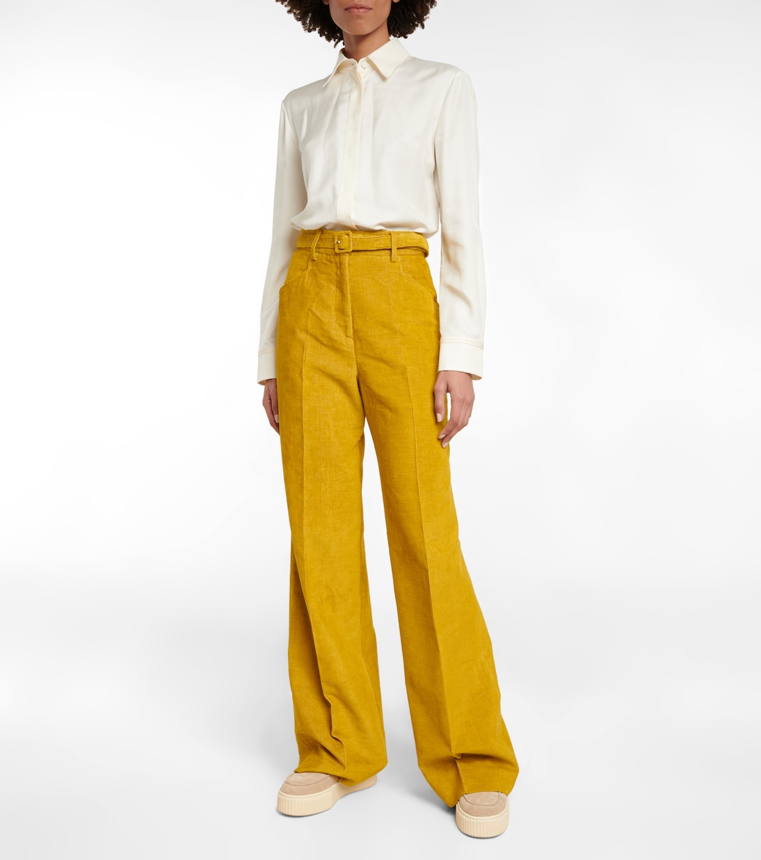 Weite High-Rise-Hose Norman | Gabriela Hearst