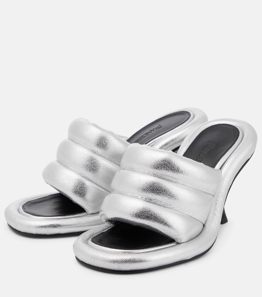 Pantoletten Bumper-Tube aus Leder | JW Anderson