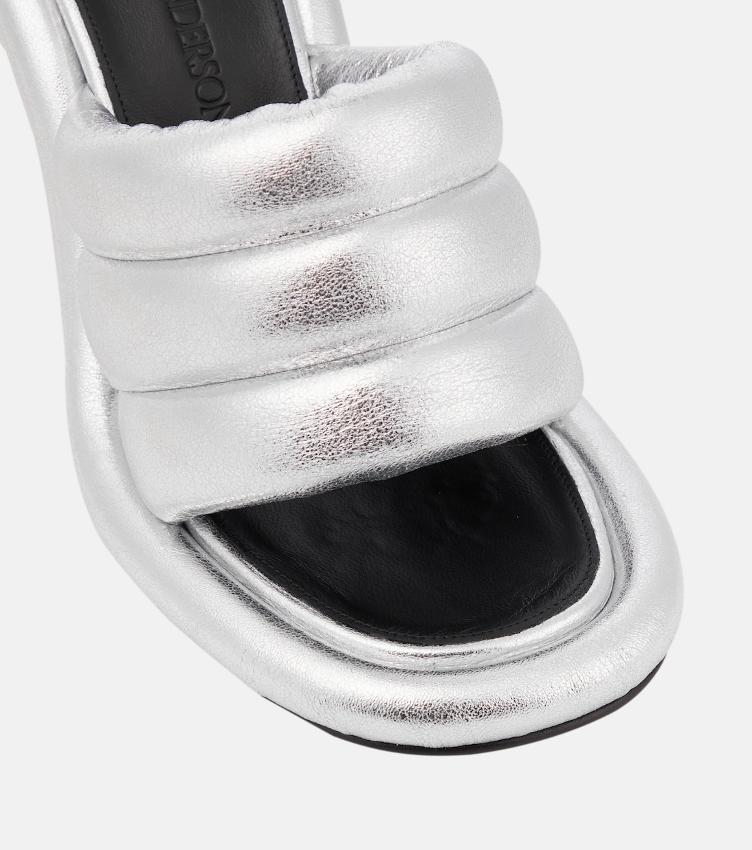 Pantoletten Bumper-Tube aus Leder | JW Anderson