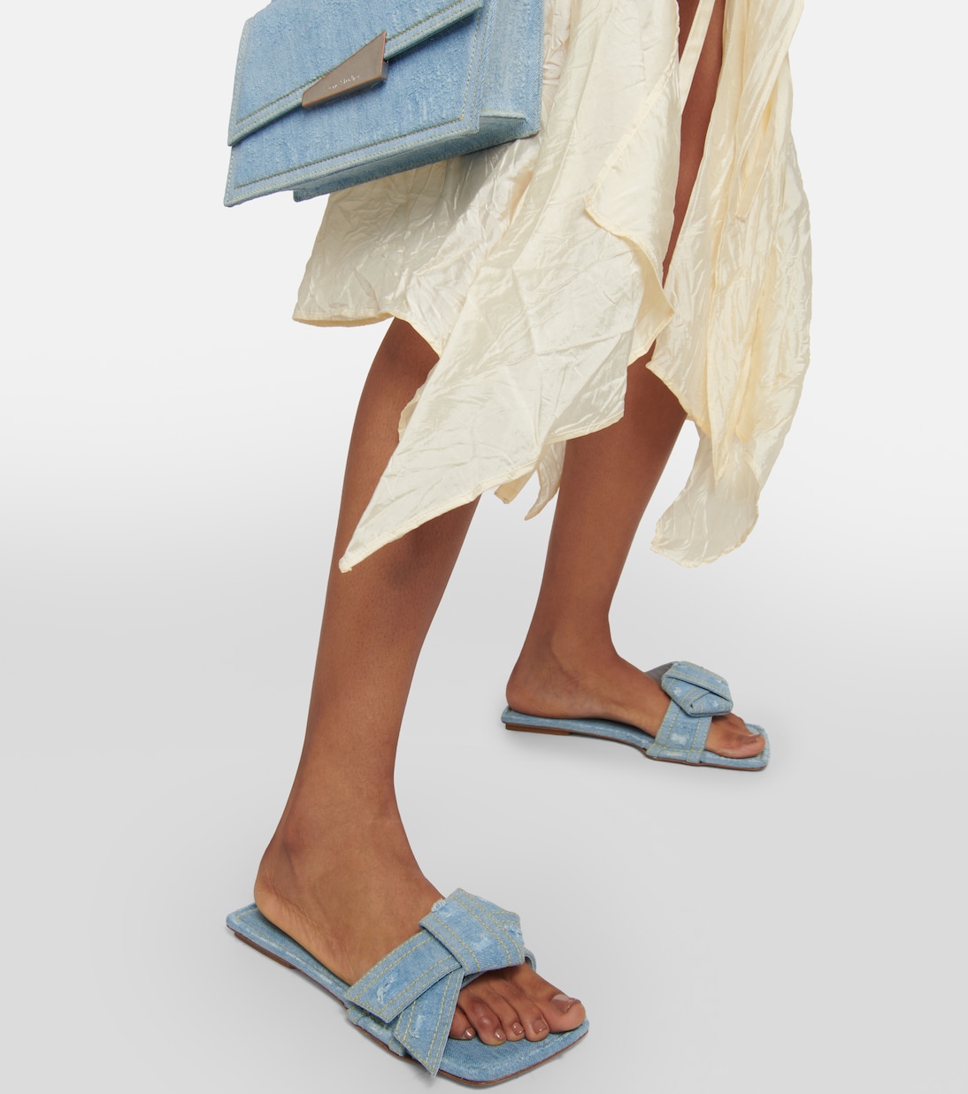 Pantoletten Musubi aus Denim | Acne Studios