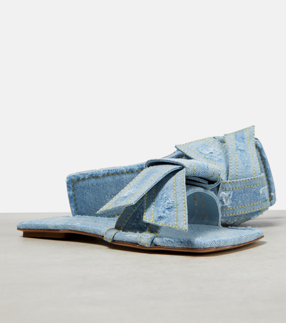 Pantoletten Musubi aus Denim | Acne Studios