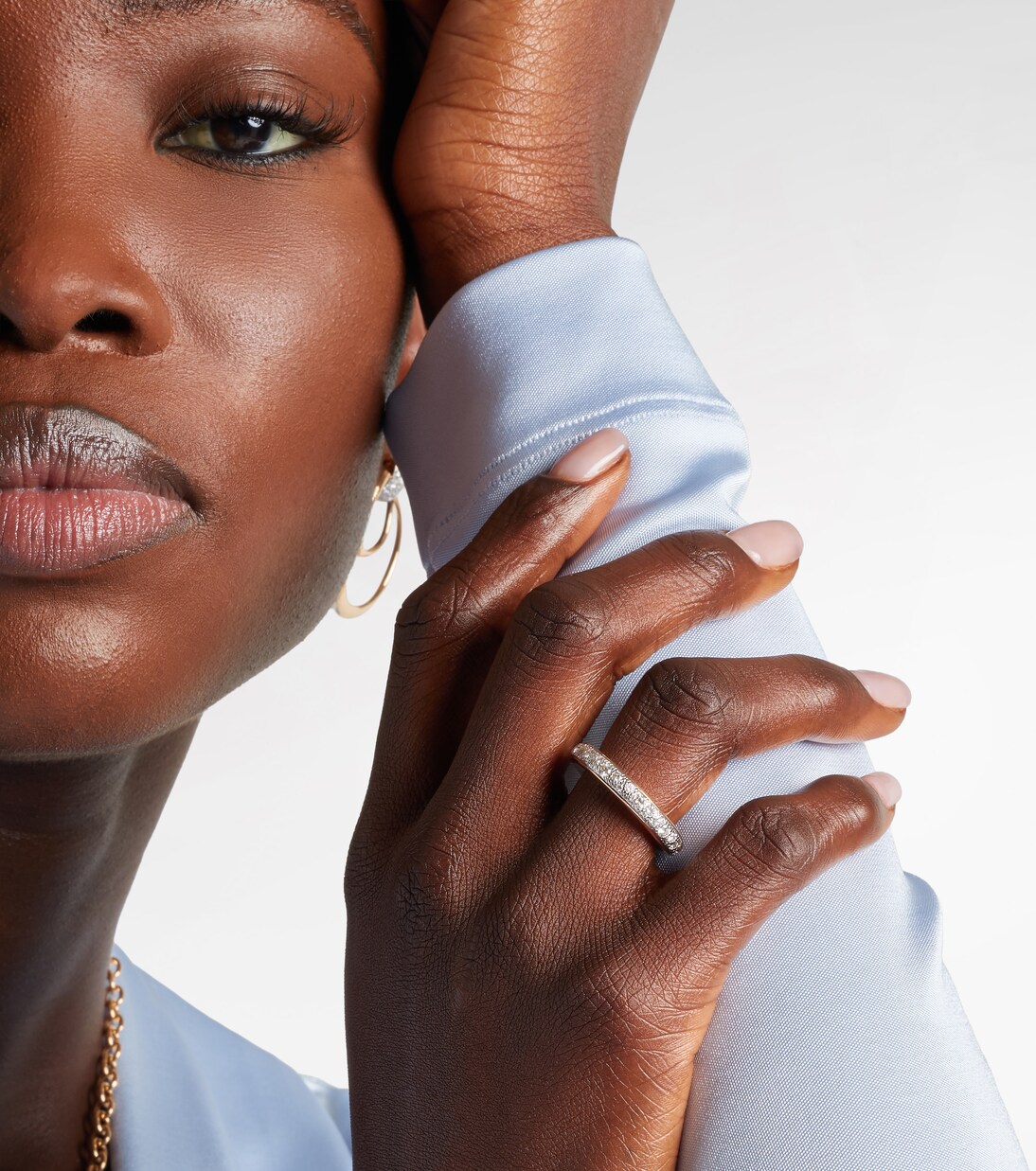 Bague Iconica en or rose 18 ct et diamants | Pomellato