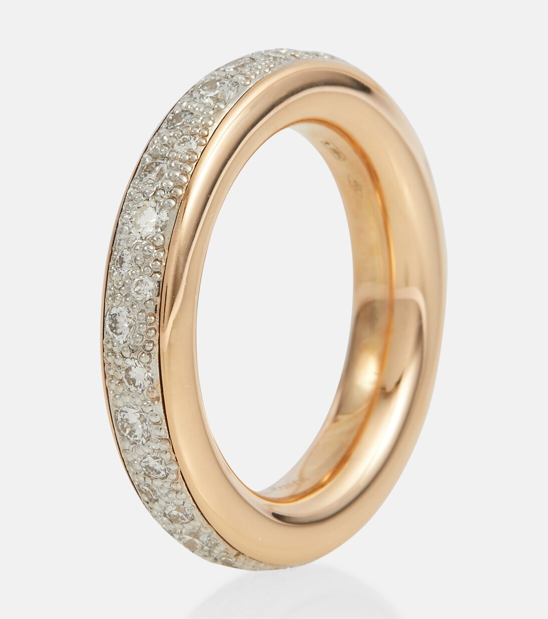 Iconica 18kt gold ring with diamonds | Pomellato