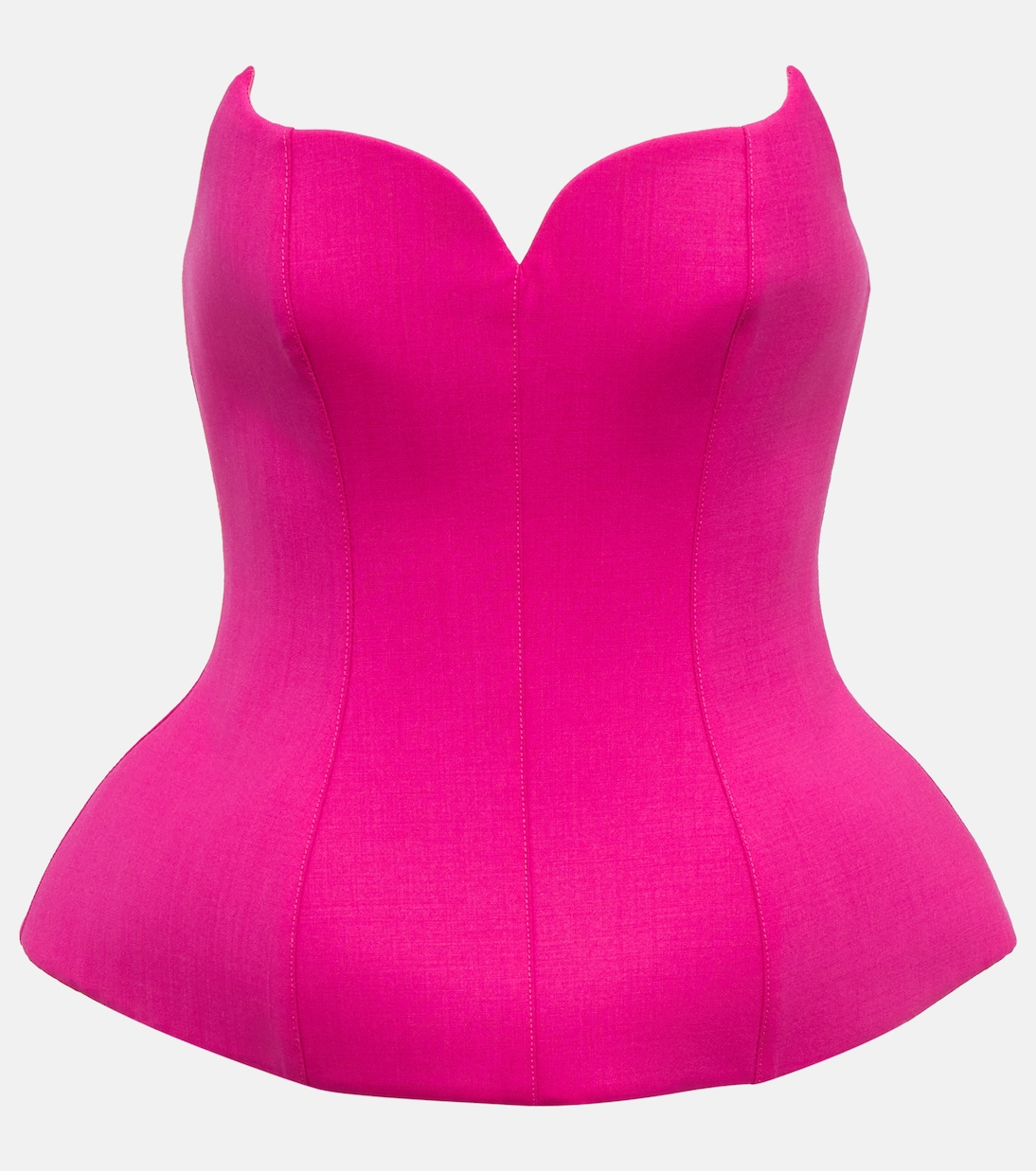 Bustier aus einem Wollgemisch | Giuseppe di Morabito