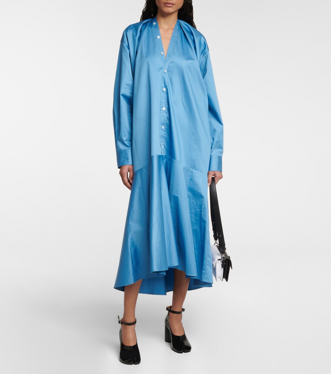 Abito midi in cotone | MM6 Maison Margiela