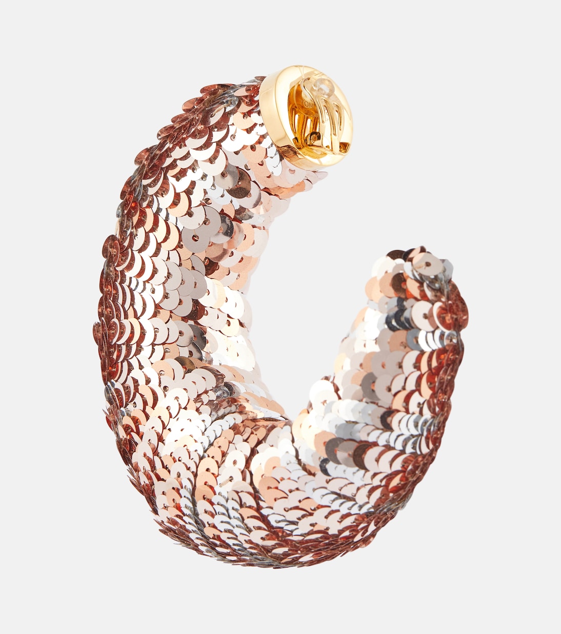 Croissant sequined hoop earrings | Tom Ford