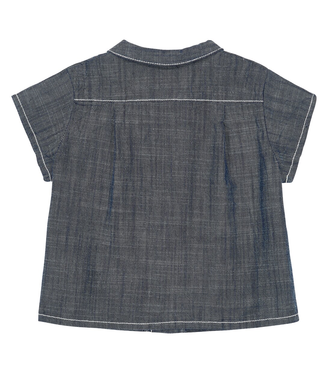 Baby Hemd Gerald aus Baumwoll-Chambray | Bonpoint