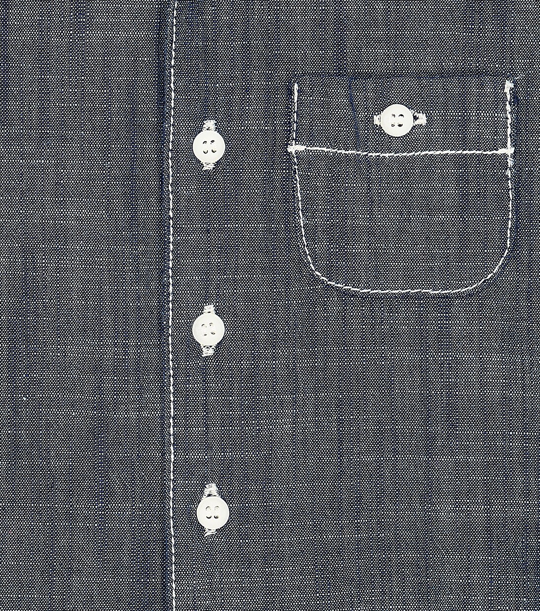 Baby Hemd Gerald aus Baumwoll-Chambray | Bonpoint