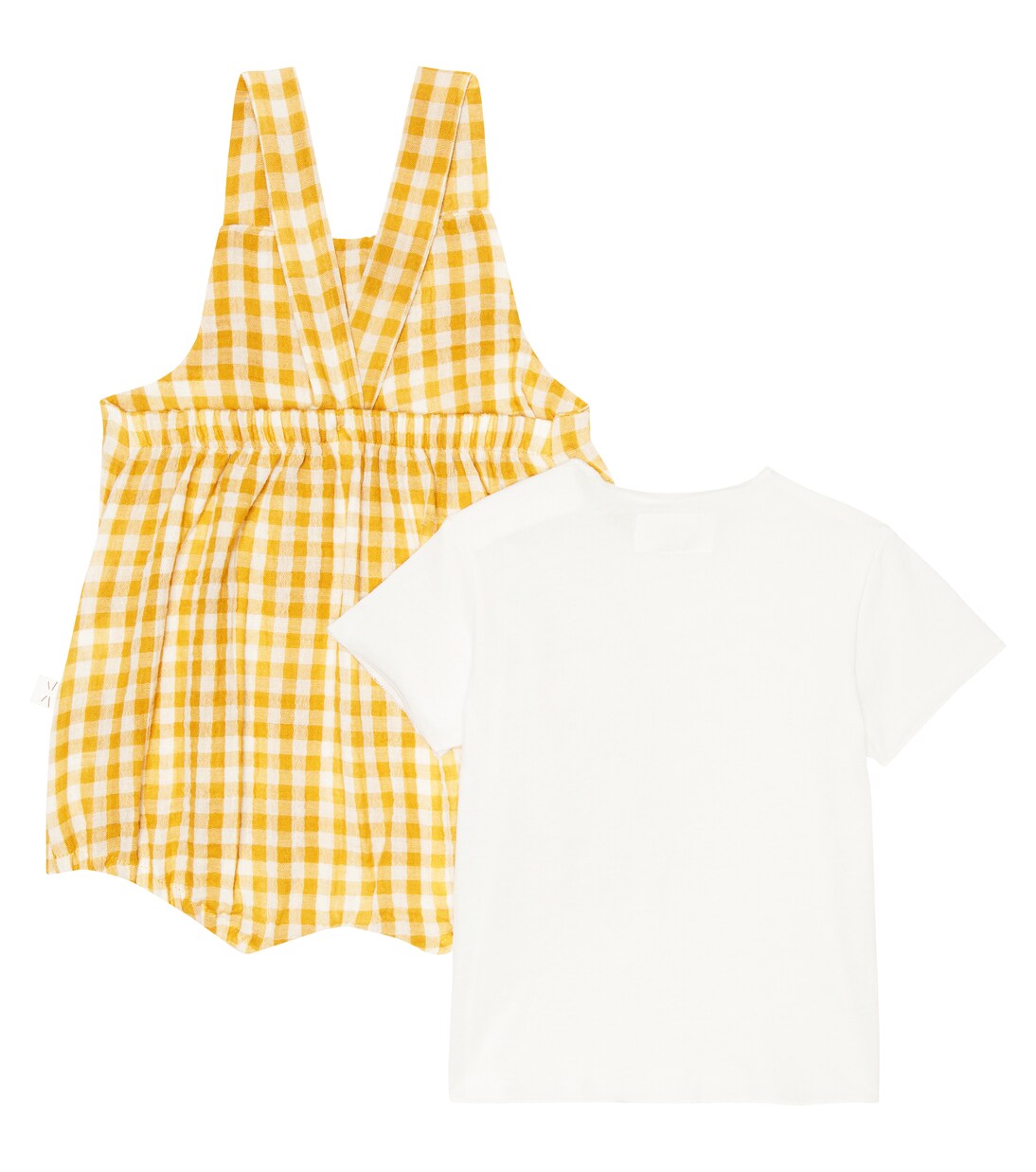 Baby cotton T-shirt and playsuit set | Il Gufo