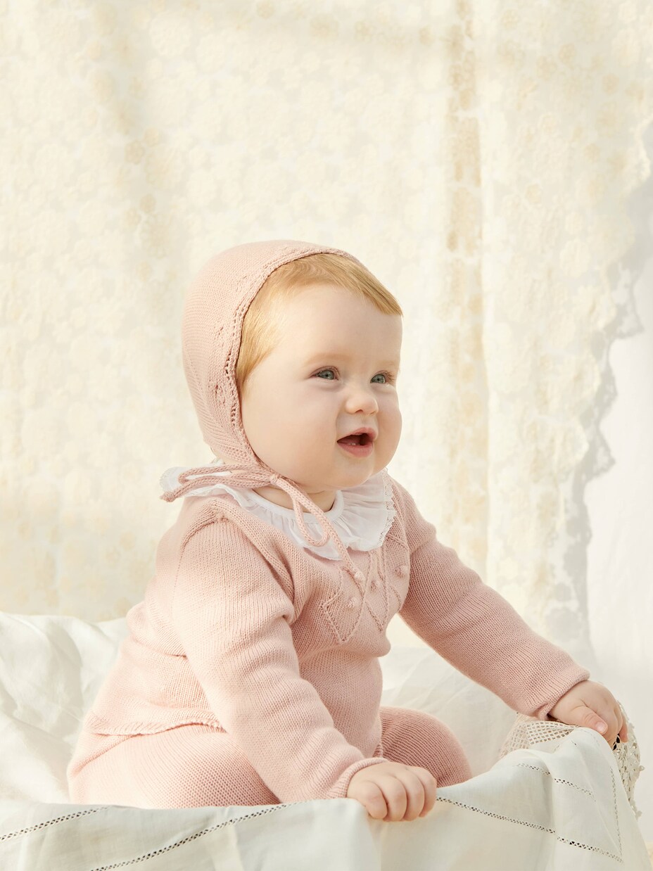 Bébé – Set bonnet et chaussons Rixo | La Coqueta