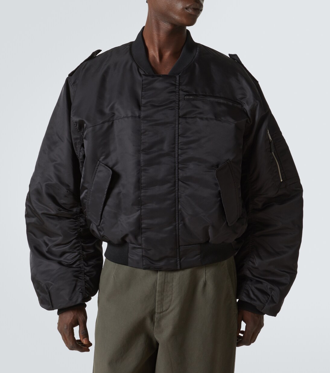 Chaqueta varsity acolchada | Entire Studios