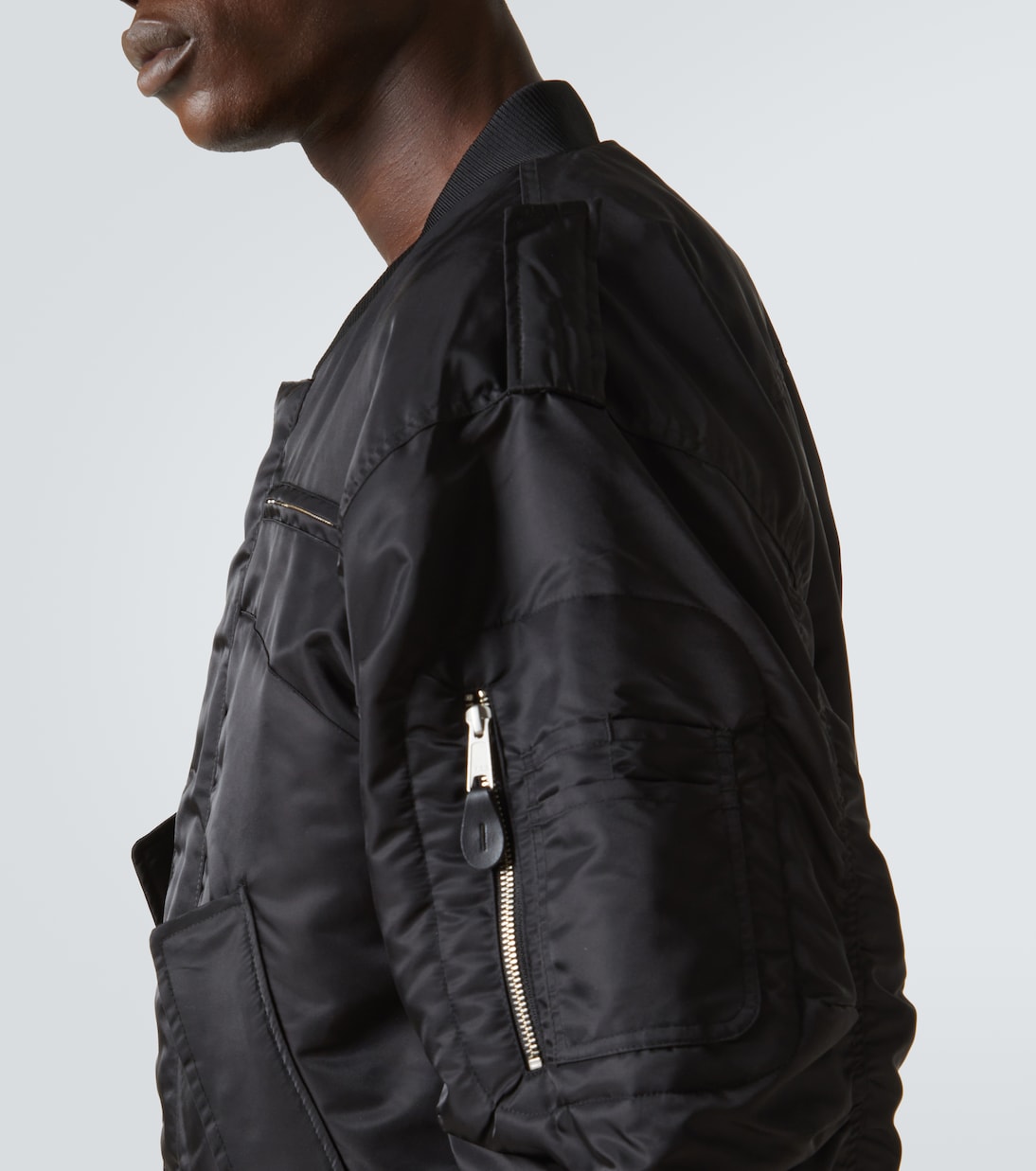 Chaqueta varsity acolchada | Entire Studios