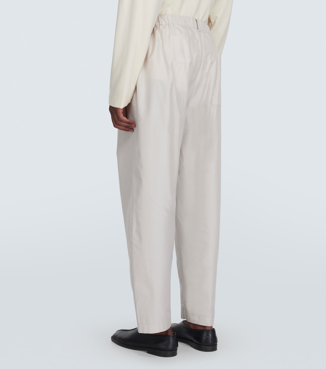 Pantaloni regular in seta | Lemaire