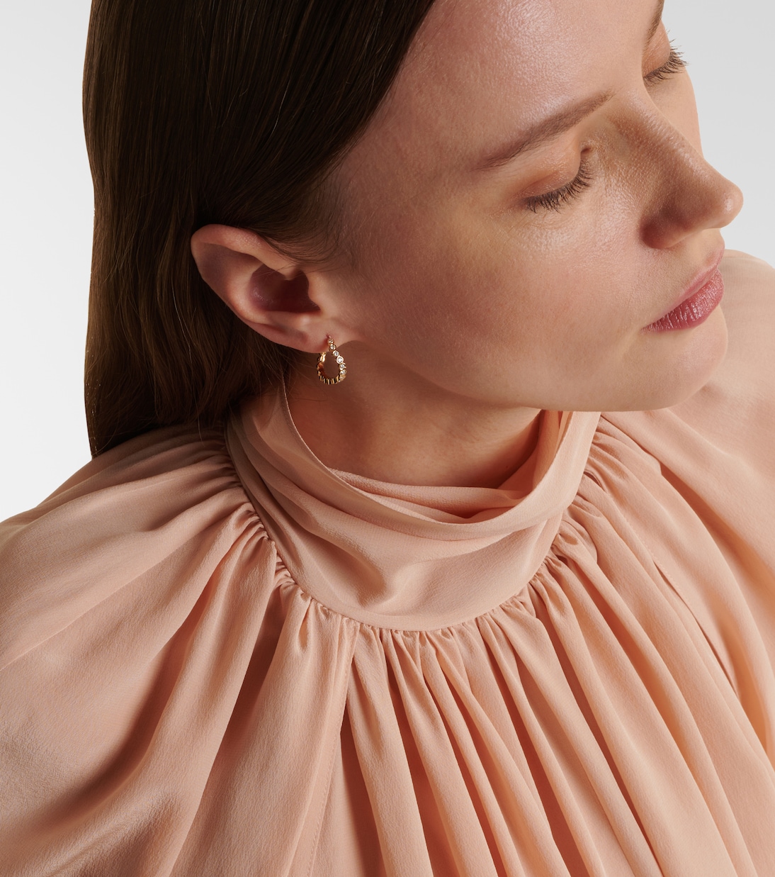 Boucle d'oreille unique Courant en or 18 ct et diamants | Sophie Bille Brahe