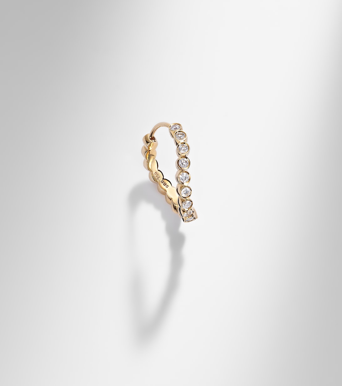 Boucle d'oreille unique Courant en or 18 ct et diamants | Sophie Bille Brahe