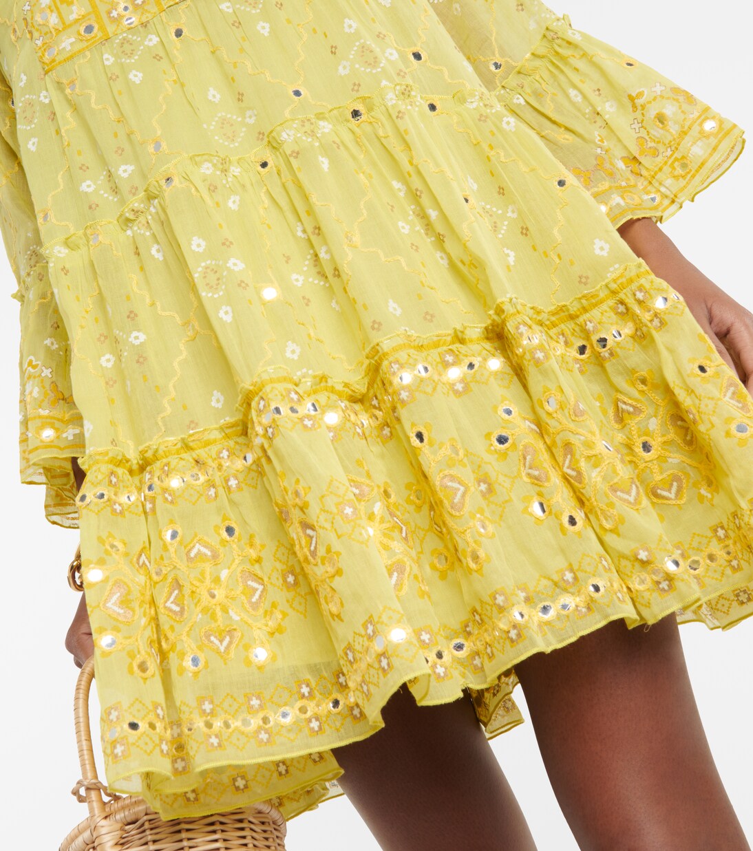 Robe en coton à broderies anglaises | Juliet Dunn