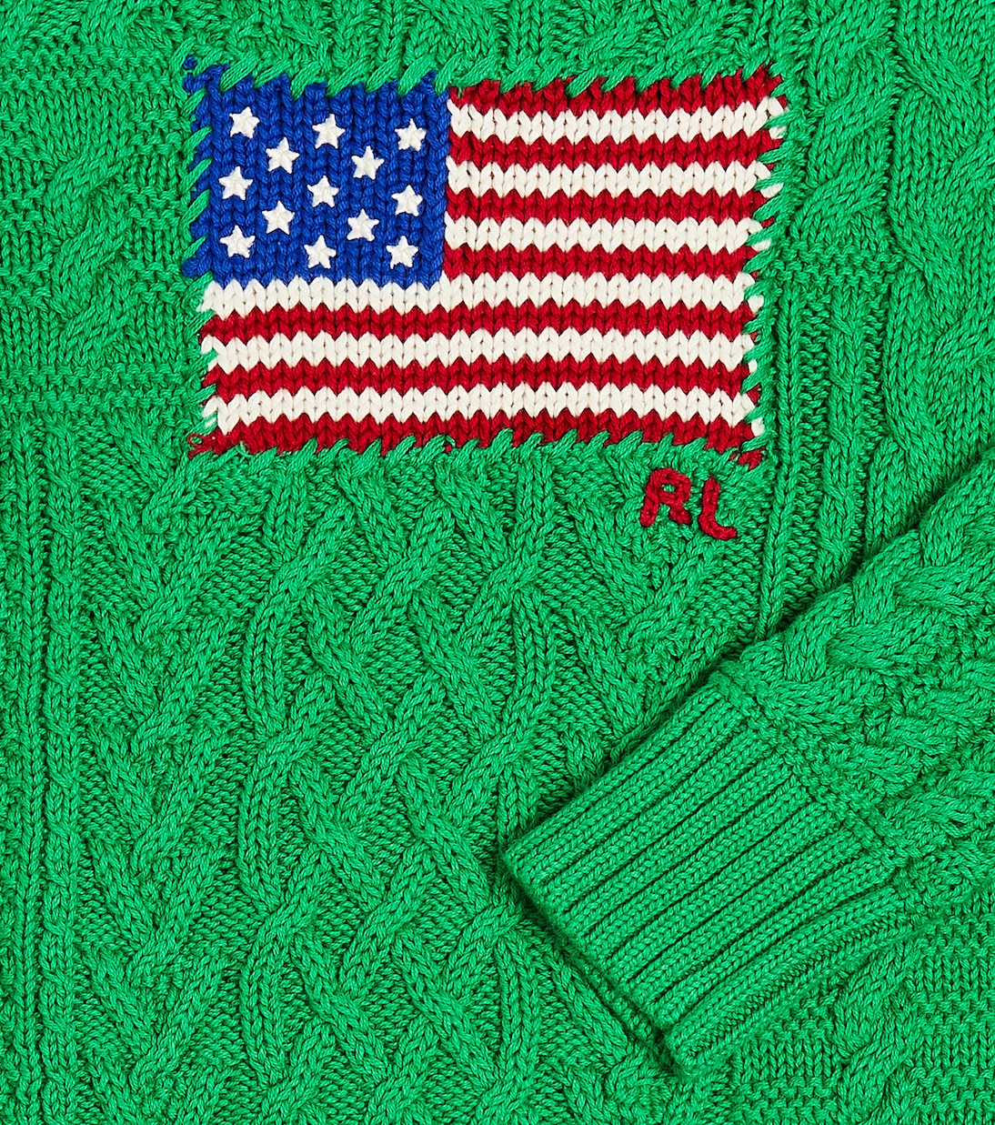 Cable-knit cotton sweater | Polo Ralph Lauren Kids